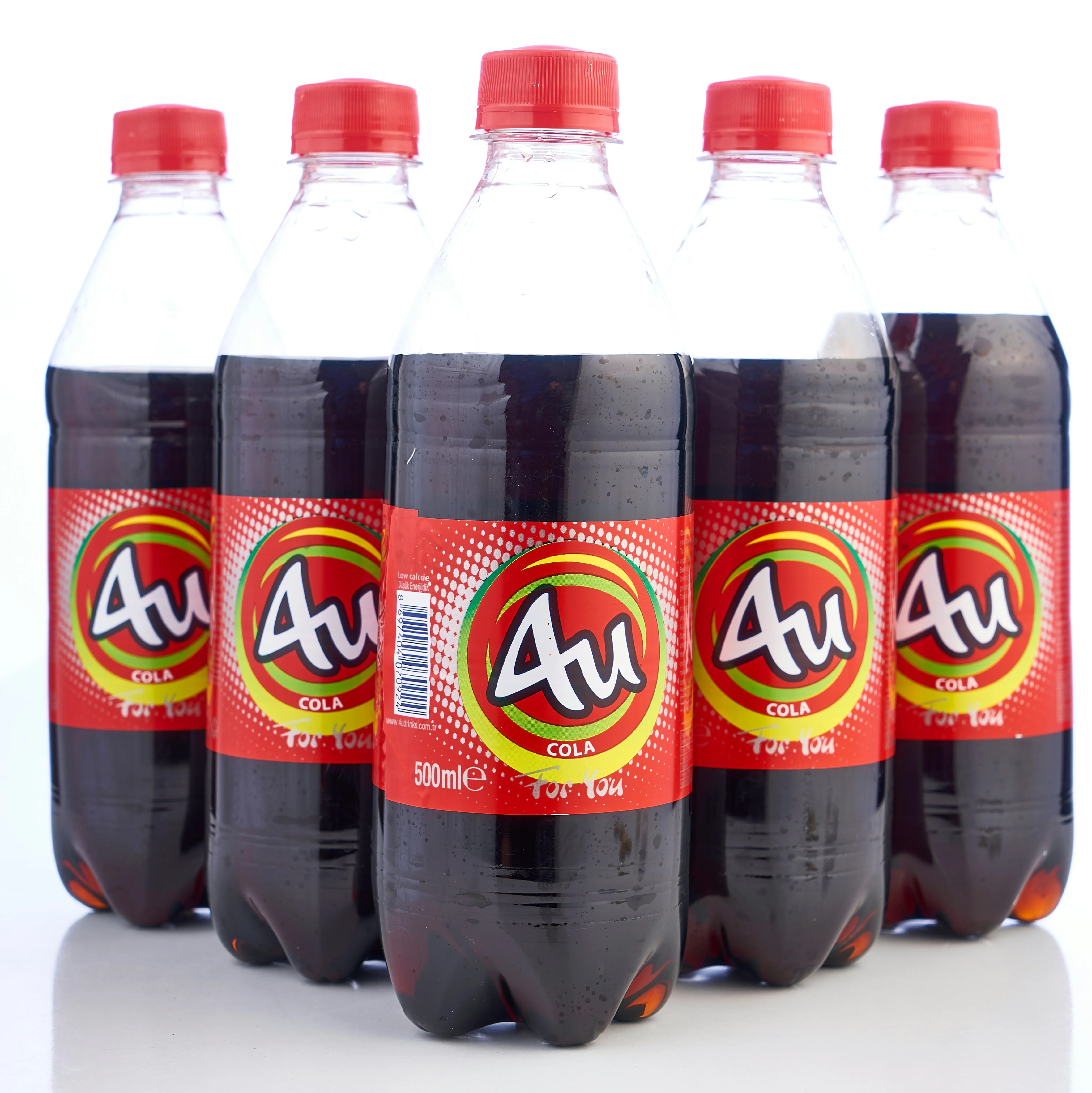 1L 4U Cola Carbonated Soft Drinks Non alcoholic Coke Flavored Beverage Pet Bottled Sparkling Drink
