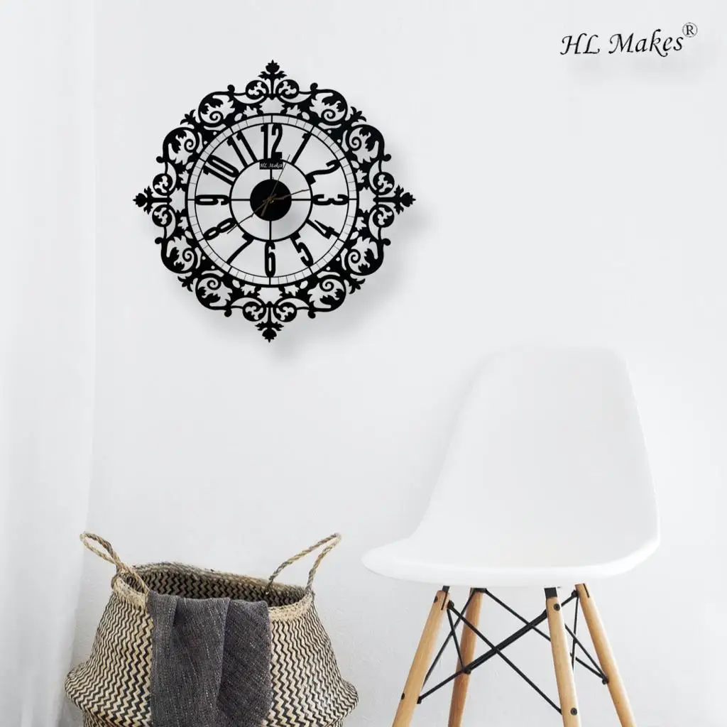 Roman Design Wall Clock 60cm Wall Clock Living Room Wall Clock