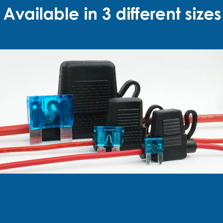 Taiwan product Flexible inline fuse holder ideal for Circuit protection in marine applications