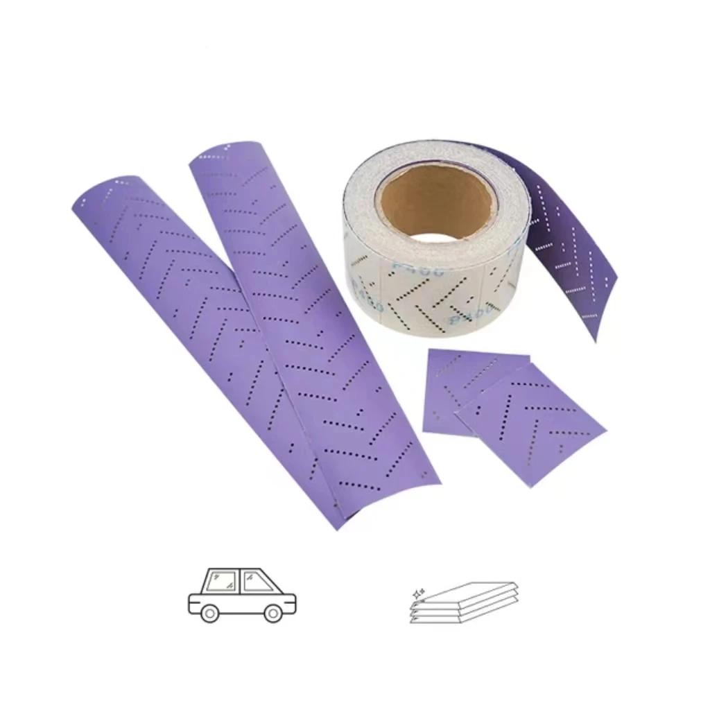 3M 737U Hot Sale Purple Sandpaper Roll Abrasive 70 x 420 mm roll