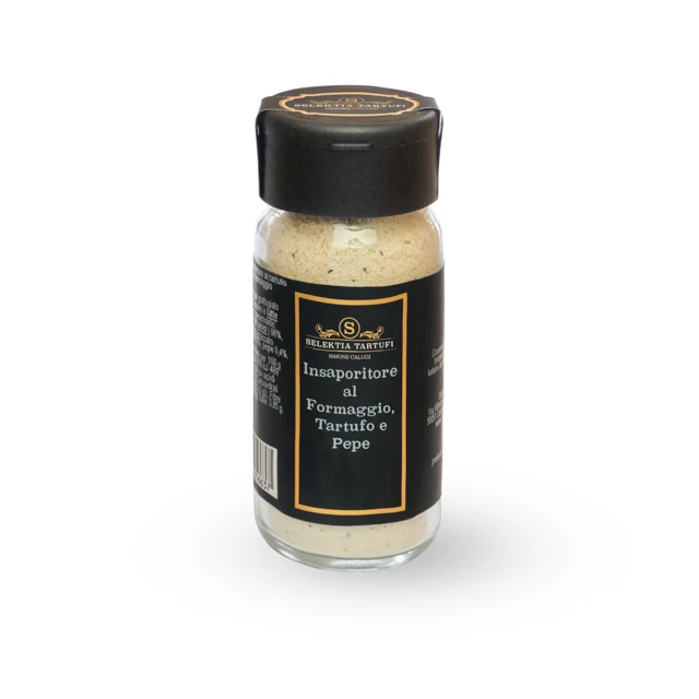 Cheese, truffle, and pepper seasoning MADE IN ITALY Selektia Tartufi