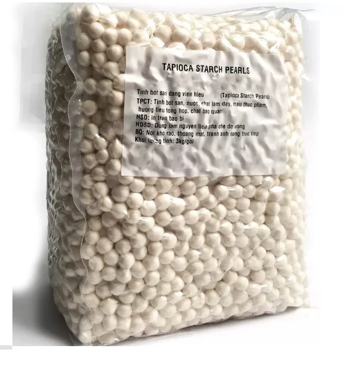 Black /White Premium Tapioca Pearls For Bubble Tea Ingredients - Tapioca Flavors Pearls Jelly For Export