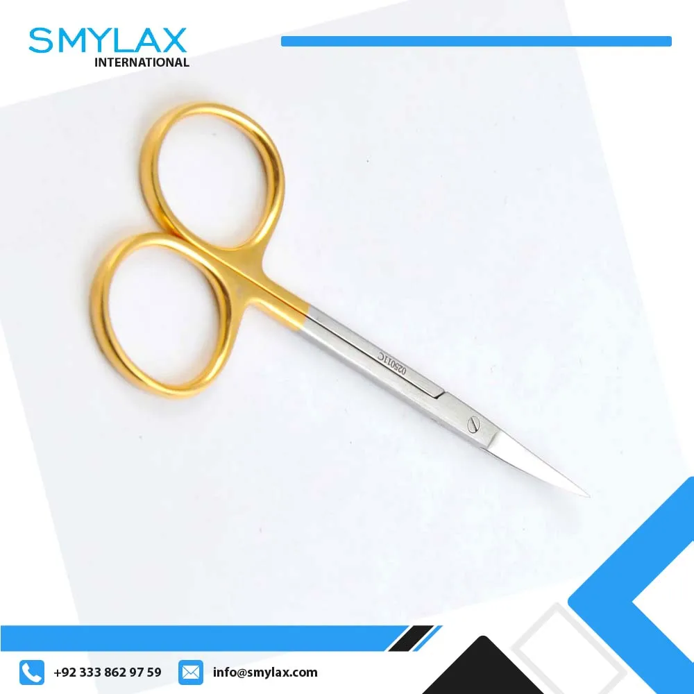 TC Dissecting Scissors Iris Cvd S-S 11.5Cm Cervical Curettes Orthopedic Spine Instruments