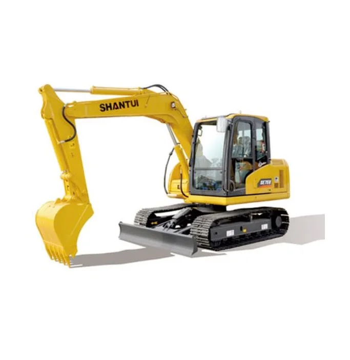 Excavadoras Sale Hydraulic 8 Ton 7 Ton Wheel Excavator 360 Rotary Wood Grabber With Outrigger Wheel Digging