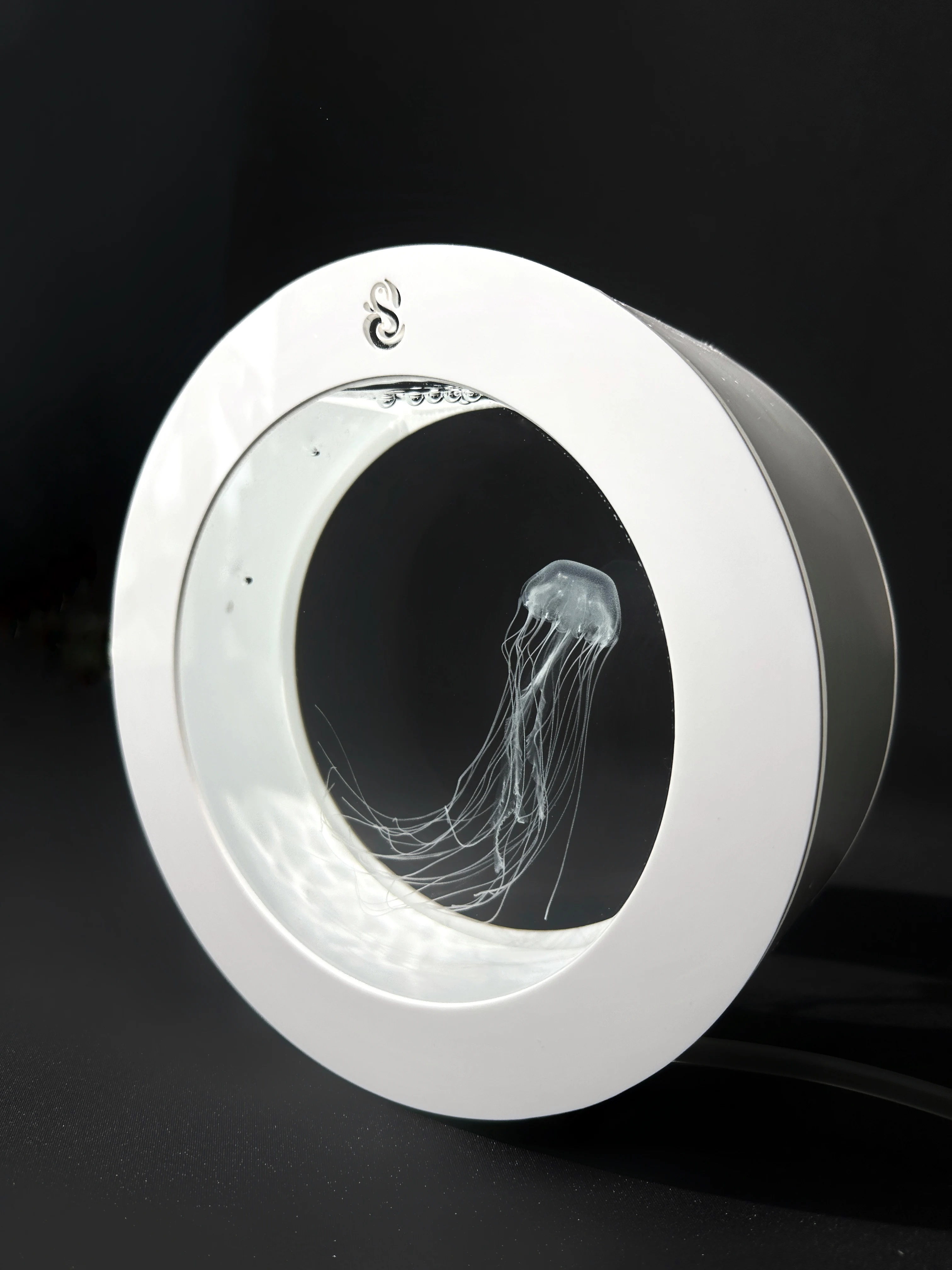 Coffee Table Desk Desktop Air Pump aquarium decoration For jellyfish Small Farming Acrylic Fish Tank