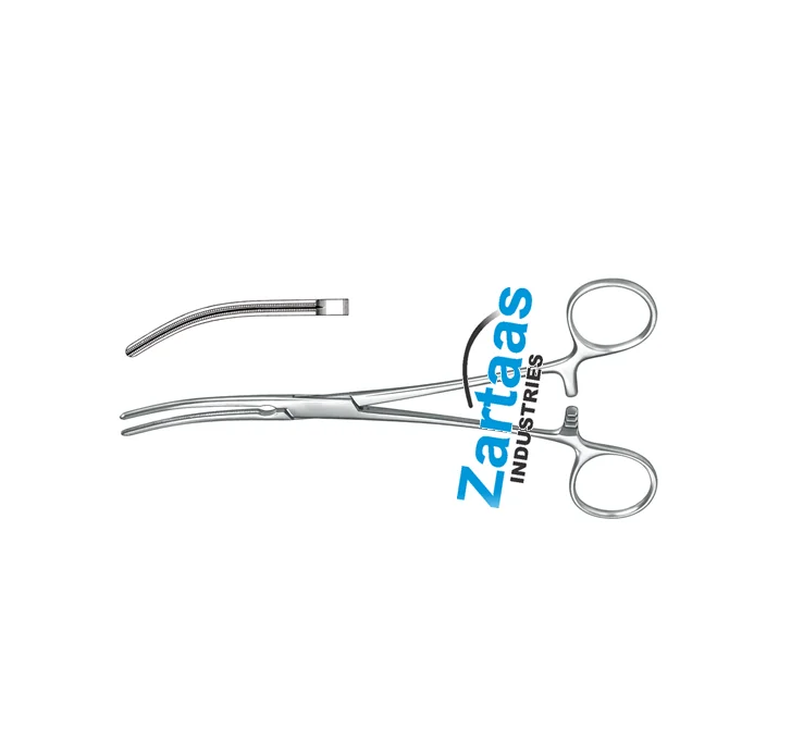 High Quality Stainless Steel Non-Sterile De Baikey Pean Atrauma Hemostatic  Forceps Curved Length 18cm  surgical instrument
