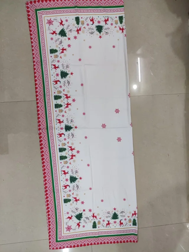 100% Cotton Tablecloth customs printed organic ecofriendly sustainable table linen manufacturer bulk order from India