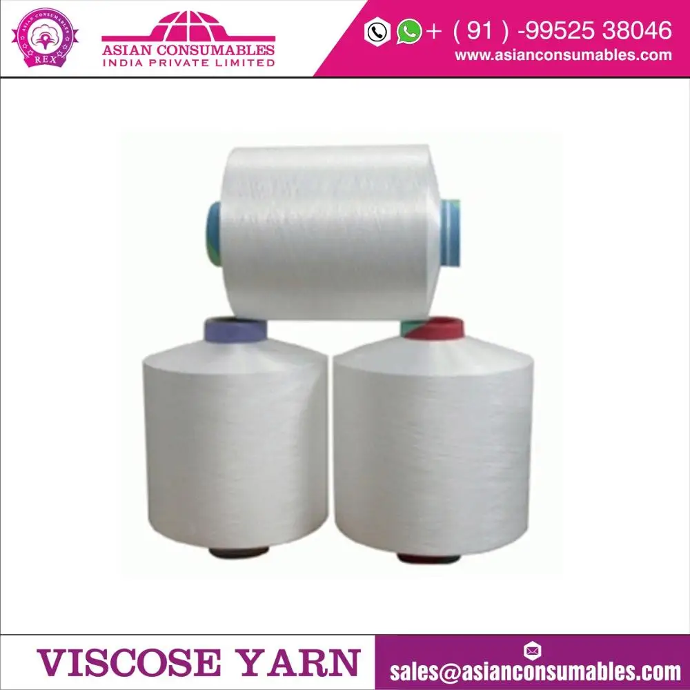 Ne 24/1 viscose yarn for knitting and weaving as Raw white Ring spun quality viscose yarn manufacturing from india