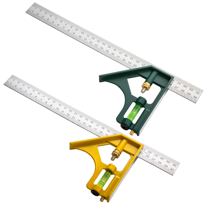 New Digital Level Multipurpose Angle Adjustable Combination Square Scale Stainless Steel Protractor