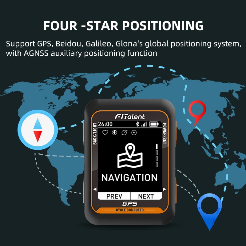 Wireless LCD Cycle Computer Bicycle Meter Odometer For Bike speedometer