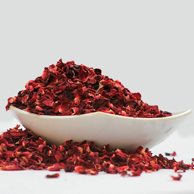 Certified Organic Dried Red Rose Petals