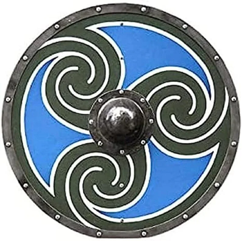 Medieval Viking Round Shield Reenactment Shield  Knight Costume Shield .