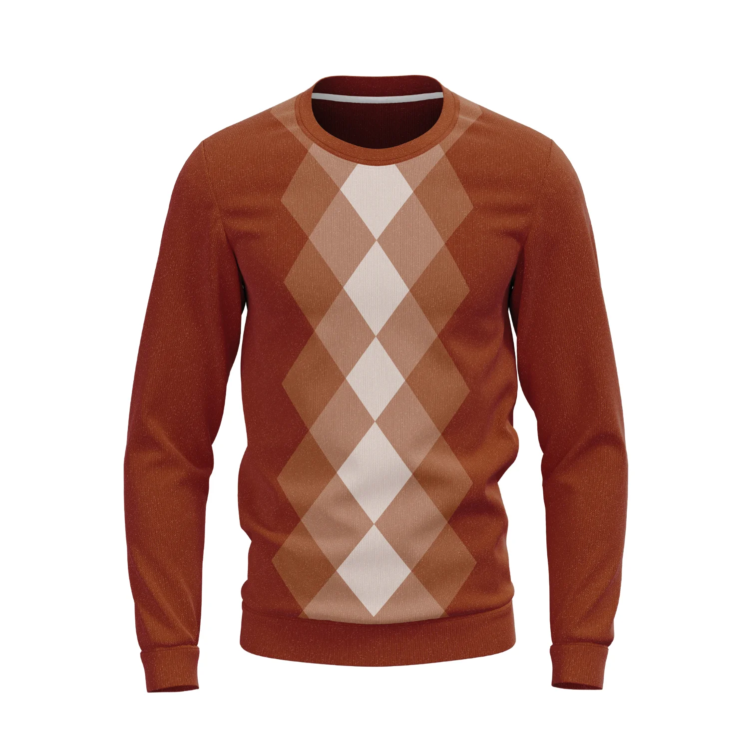 100% Wool Made Custom Machine Knitted Sweater with O-Neck Design Cashmere Cardigan for Winter Woven Logo Sweaters