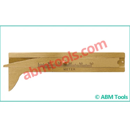 TIRE TREAD FEELER GAUGE SINGLE POINT BRASS TIRE DEPTH GAUGE