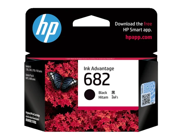 HP 680 черный оригинальный чернильный картридж преимущество (F6V27AA)