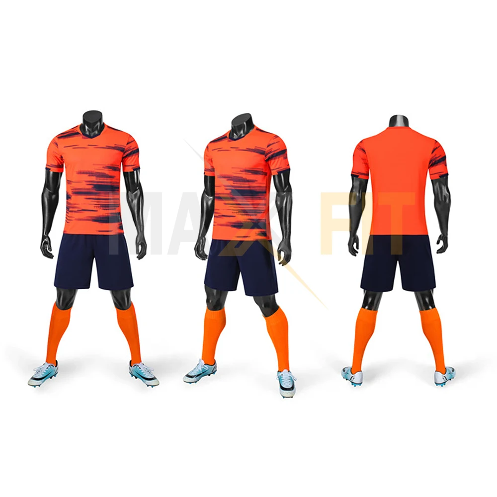 2023  Adult And Kid Football Jerseys Set Team Sportswear Children Soccer Professional Customized Team Uniform