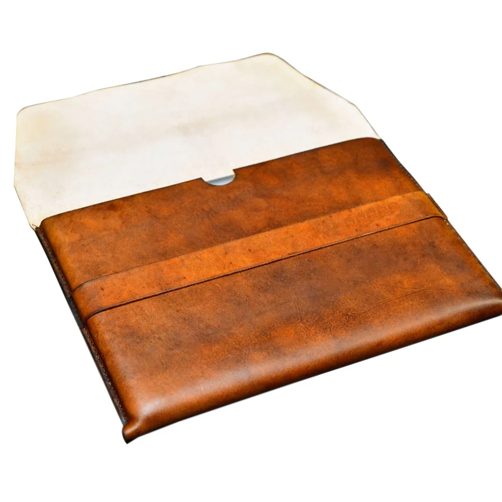 13inch 15inch vintage handmade genuine laptop sleeve 13.3-inch Polyester Office Protective Laptop Sleeve computer bag documents