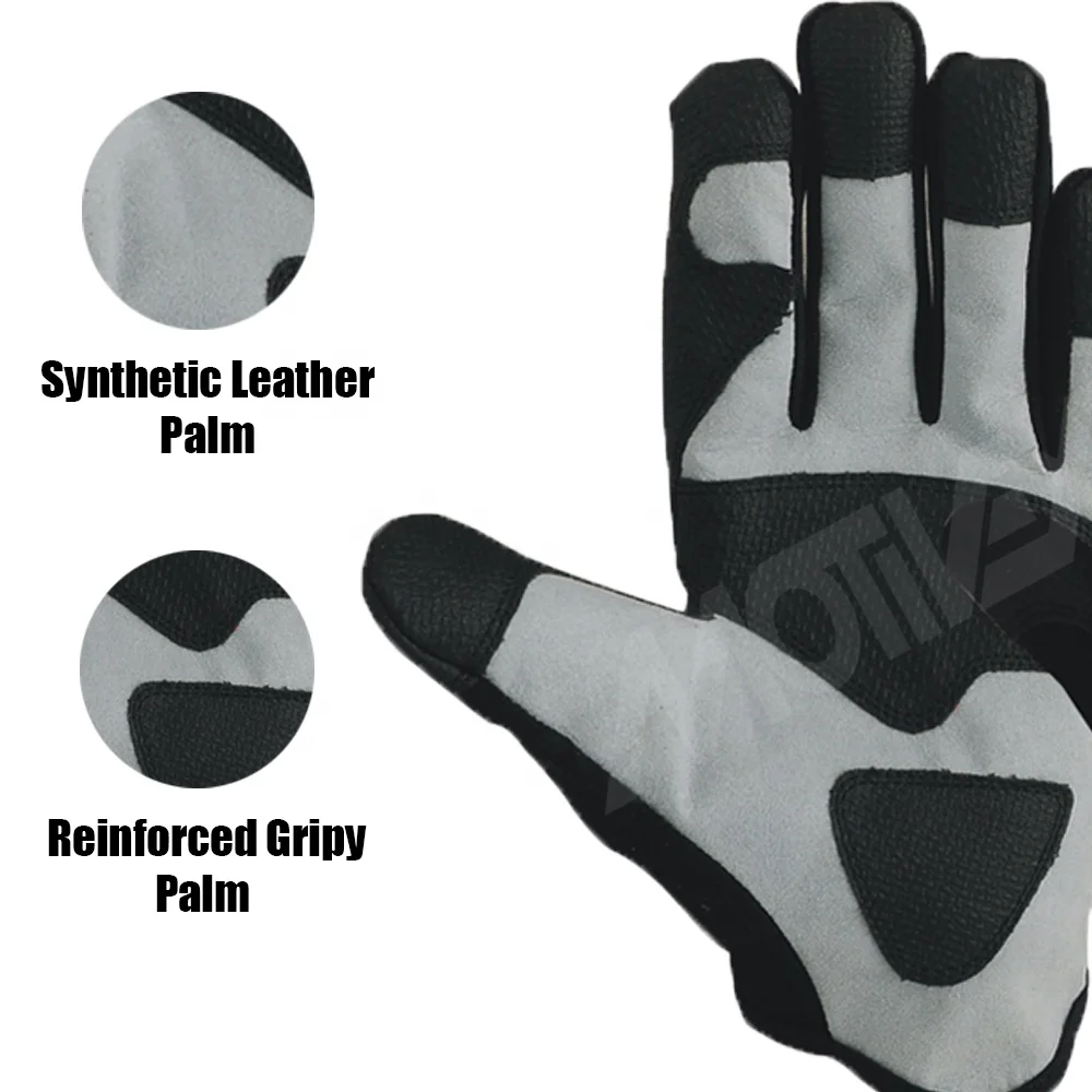 Custom Mechanic Work Gloves Anti-Slip Mechanical Gloves Extreme Grip Reinforced Performance Rigger Hand Mechanics Gloves