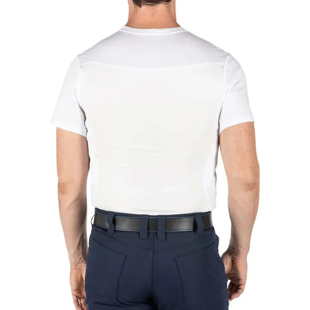 Best Selling Concealment Clothing Compression Holster T Shirts Short Sleeve White Concealed Carry Shirts