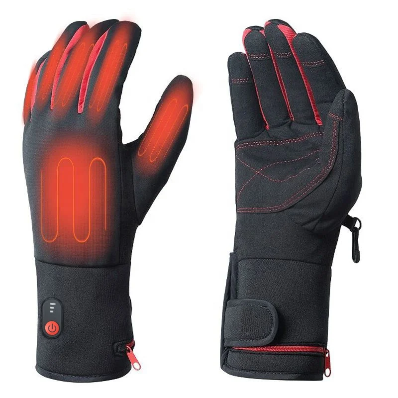 Winter Thermal Hand Warmer Electric Car Heat Glove Football USB Recharchable Heated Ski Gloves