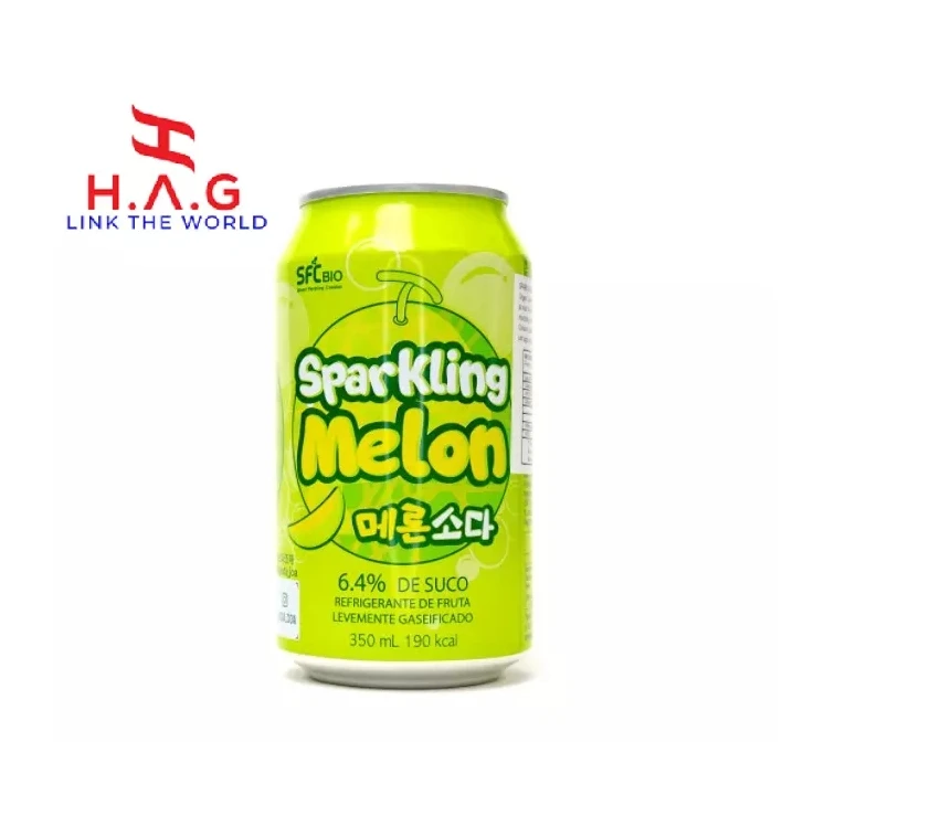 Soda Sparkling Water 350ML x 24 Sparkling Melon High Quality Drinking Water soft drinks for parties For Sale