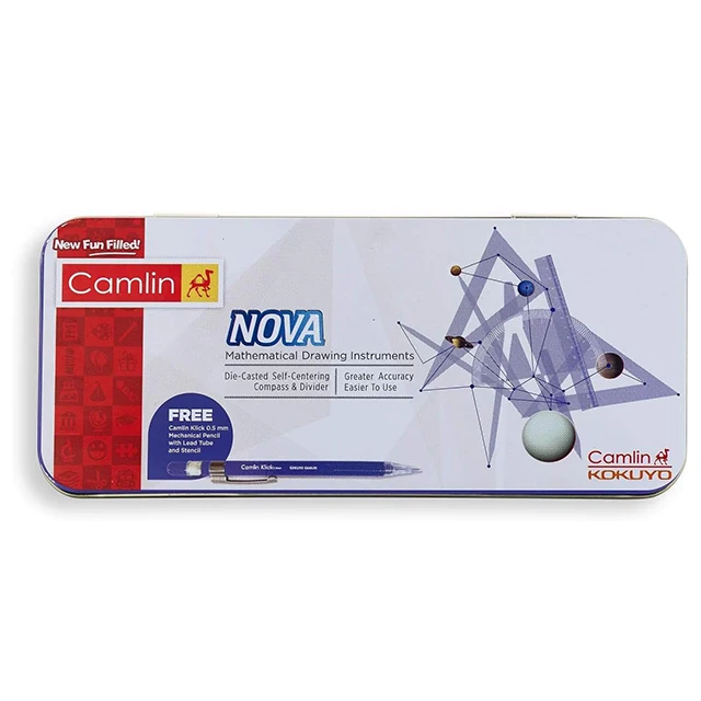 Camlin Kokuyo Galaxy Geometry Box (Multicolor)