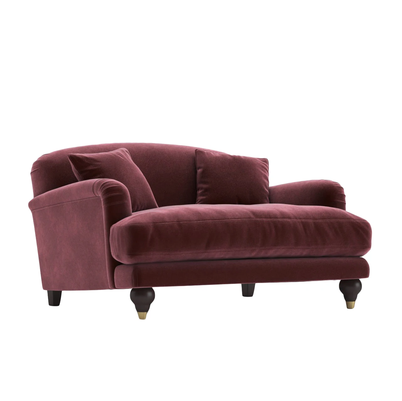 Диван из тика Holton Loveseat прочный и элегантный дизайн мебель для гостиной лучшего качества