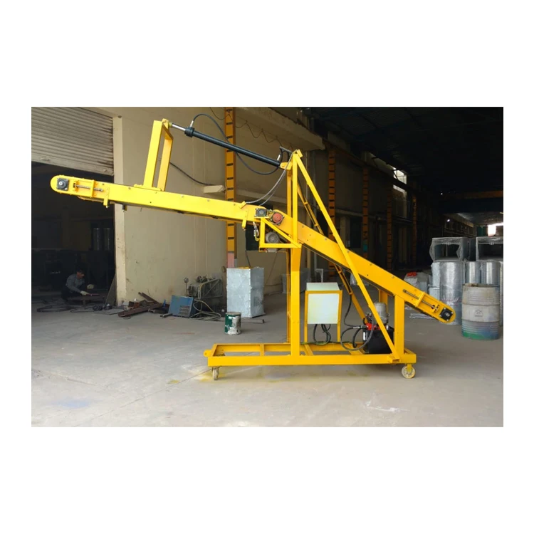 Material Handling & Transporting Usage Tough Built for Heavy Load Truck Loader Conveyor System with Height Adjustment