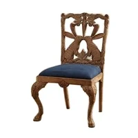 modern luxury vintage antique royal living room wooden hand carved menagerie rabbit dining Derma chair room indian rosewood