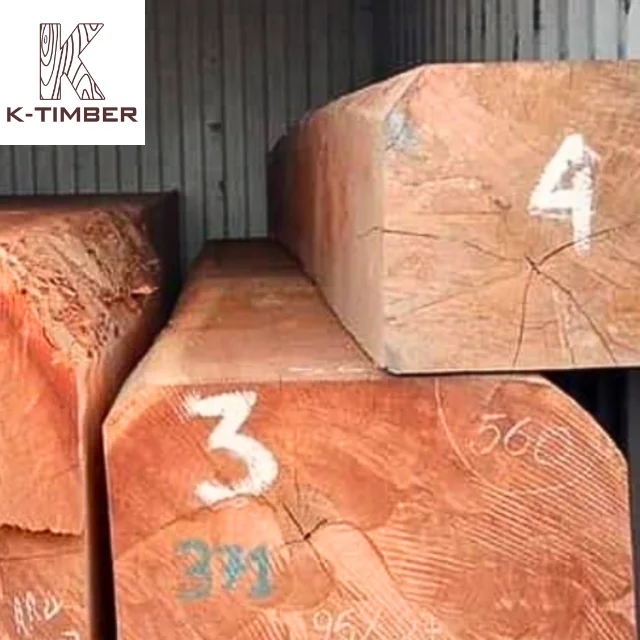 Sipo Square Log Africa Supplier Hardwood Floor Walnut Wood Pine Wood Oak Lumber Logs Wooden Board Timber Pallet K-Timber