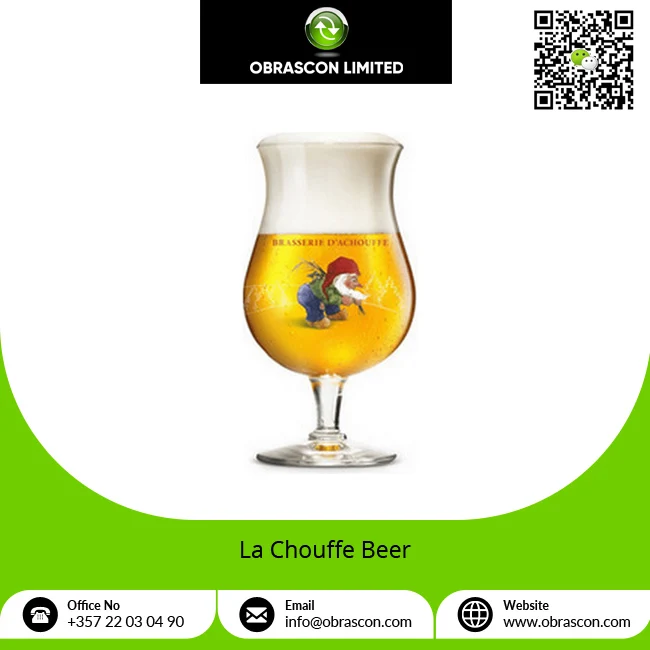 Leaders in Exporting Top Grade Pasteurized Light Color Finest LA Chouffe Beer at Best Competitive Price