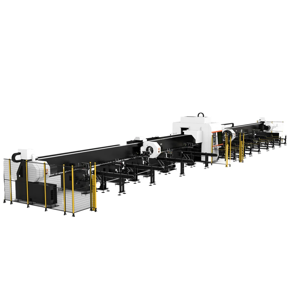 Laser Cut Metal Big Diameter Pipe Cutter Large Structural Steel Metal Tube Pipe Fiber Laser Cutting Machine