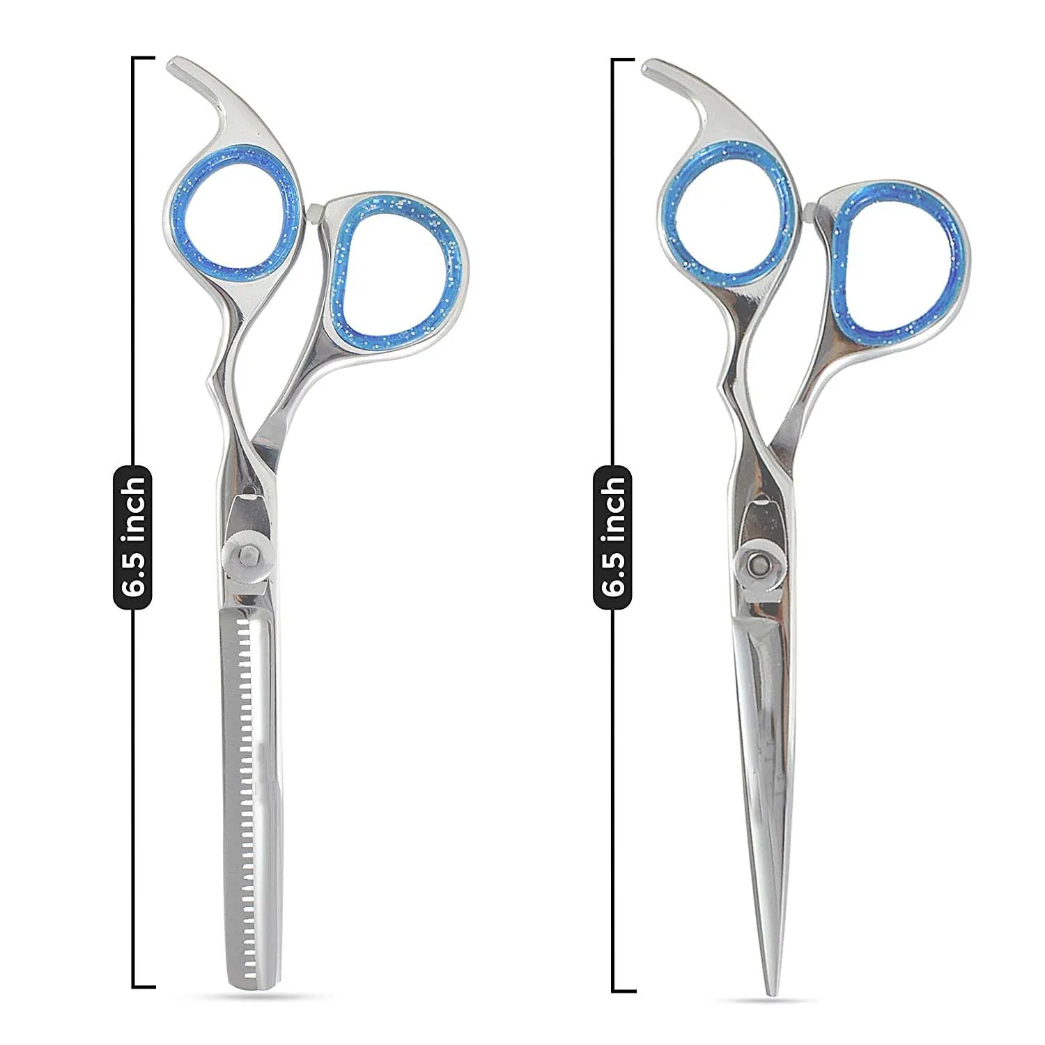 Professional Razor Edge Series Hair Cutting Scissors Set Barber Hair Cutting & Thinning Shears 6.5 Inches in High Carbon steel