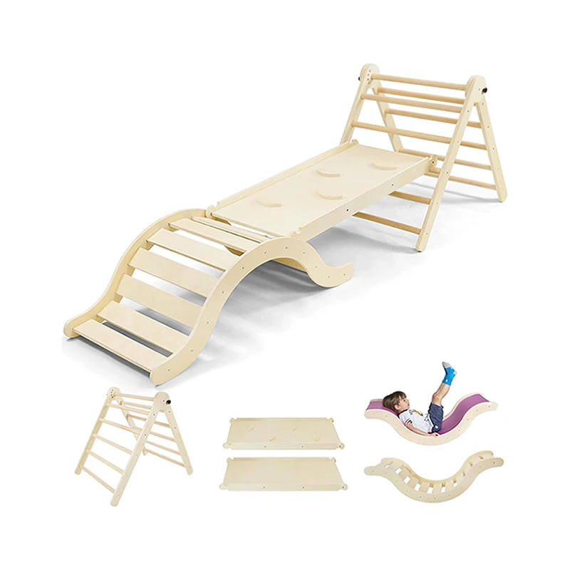 Cheap price multi-functional kids triangle picklers indoor baby playground equipment climbing frame