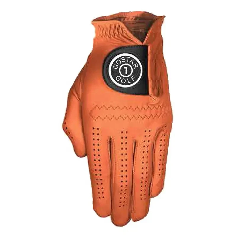 Top Quality Cabretta Leather Golf Gloves For Women Customized Logo Glove With Magnet Ball Marker