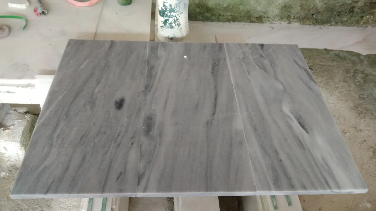 Big grey veins marble slabs and tiles for building facades