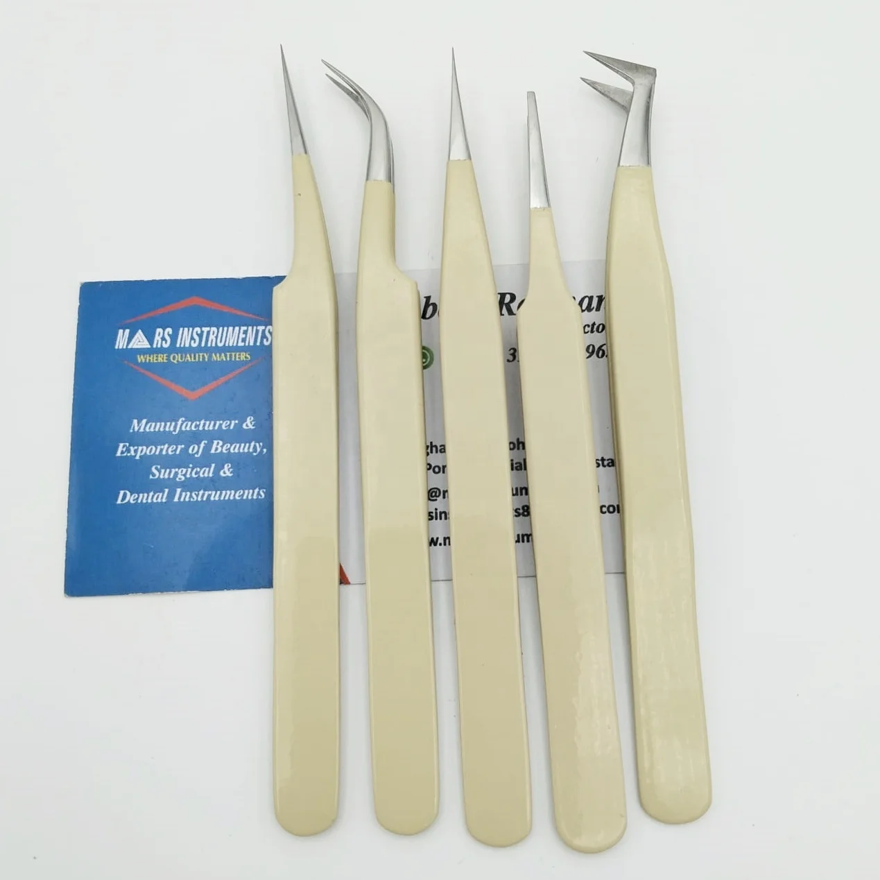 Eye Lashes Tweezers Sustainable High-hardness Ultra Fine Tip Makeup Tweezers For Volume Eyelashes Extension Excellent Closure