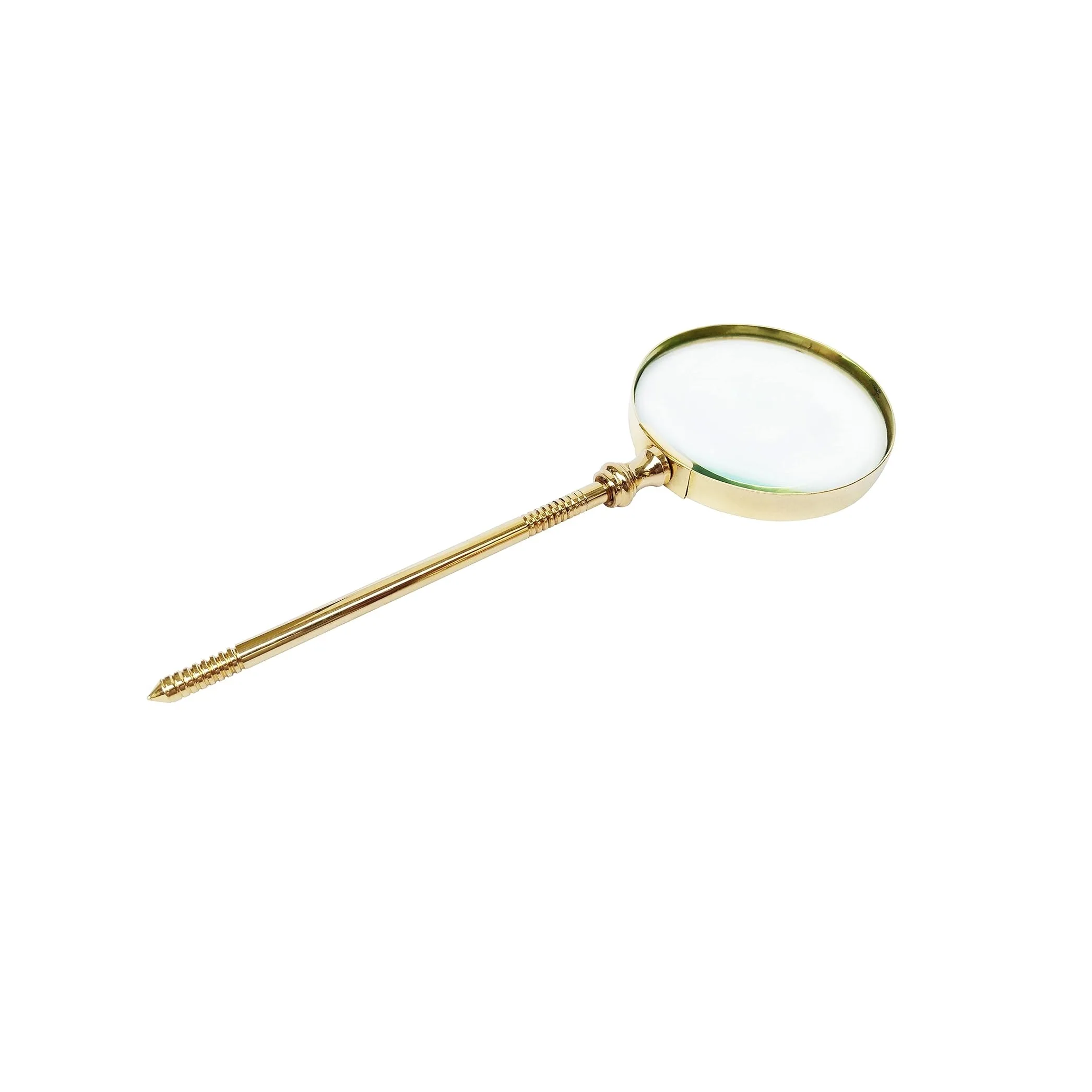 Magnifier Full Brass Henry Hughes London  Hand Held Magnifying Glass