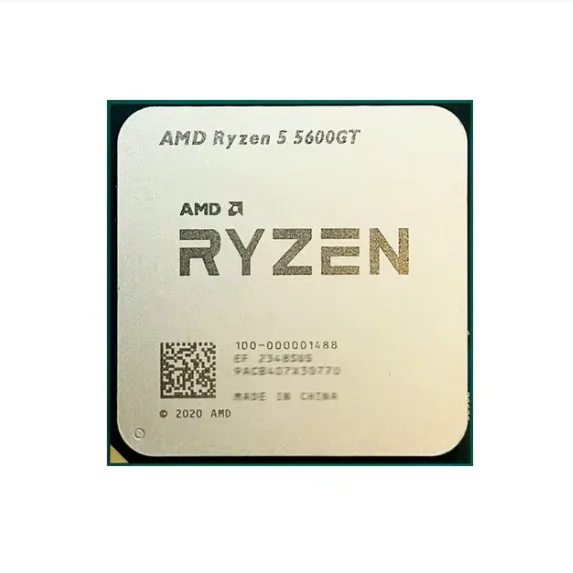 Original tray AMD R y z e n 5 5600GT R5 5600GT 3.6GHz 65W Six-Core Twelve-Thread CPU L3=16M L2=3M Socket AM4 No Fan