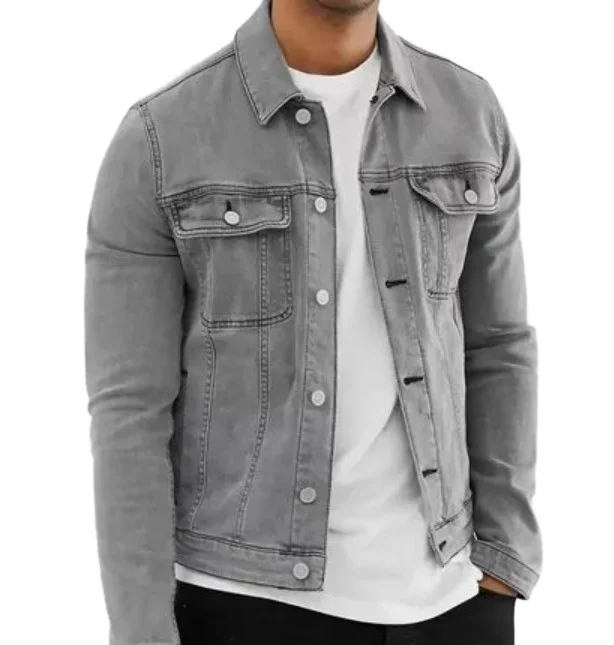 Very Stylish Fashionable 100% Cotton Denim Jacket Casual Workwear Custom Denim Jackets Boys Cheap Price Jacket From Bangladesh