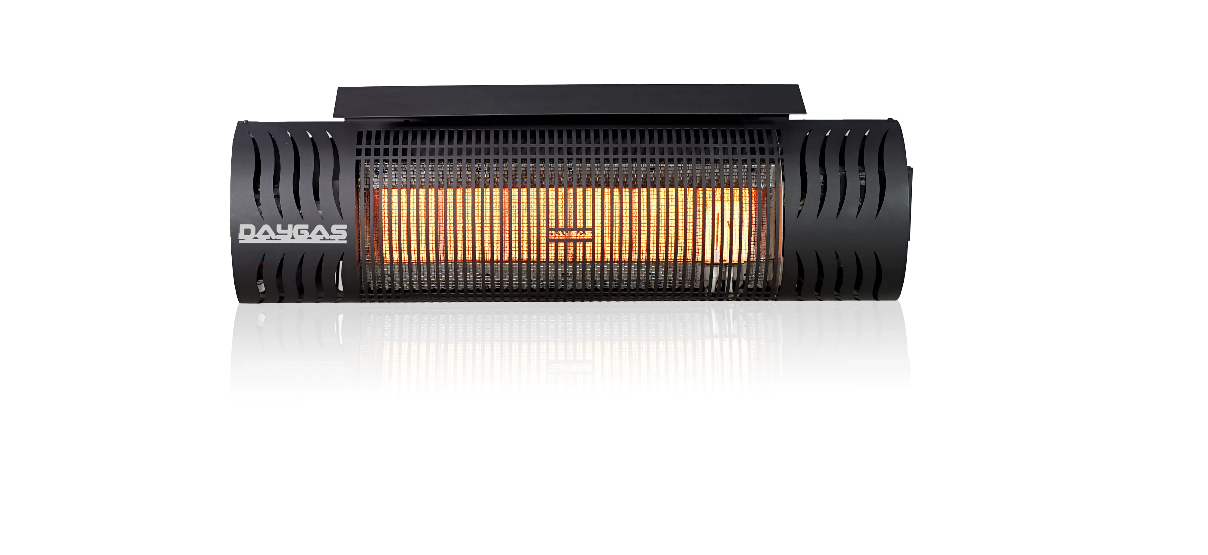 Daygas 25 KW Infrared Ceramic Radiant Outdoor Heater for Patio 4 Stone Stages for Cafe or Restaurants Use Electric or Gas Option