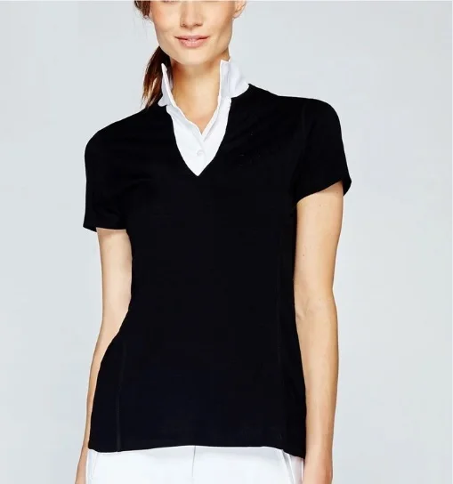 Equestrian Shirts Aero Flow Performance EQ-1001 Moisture-wicking Tech-fabric UV-blocking Mesh ventilation ISO 90012015 OEKOTEX