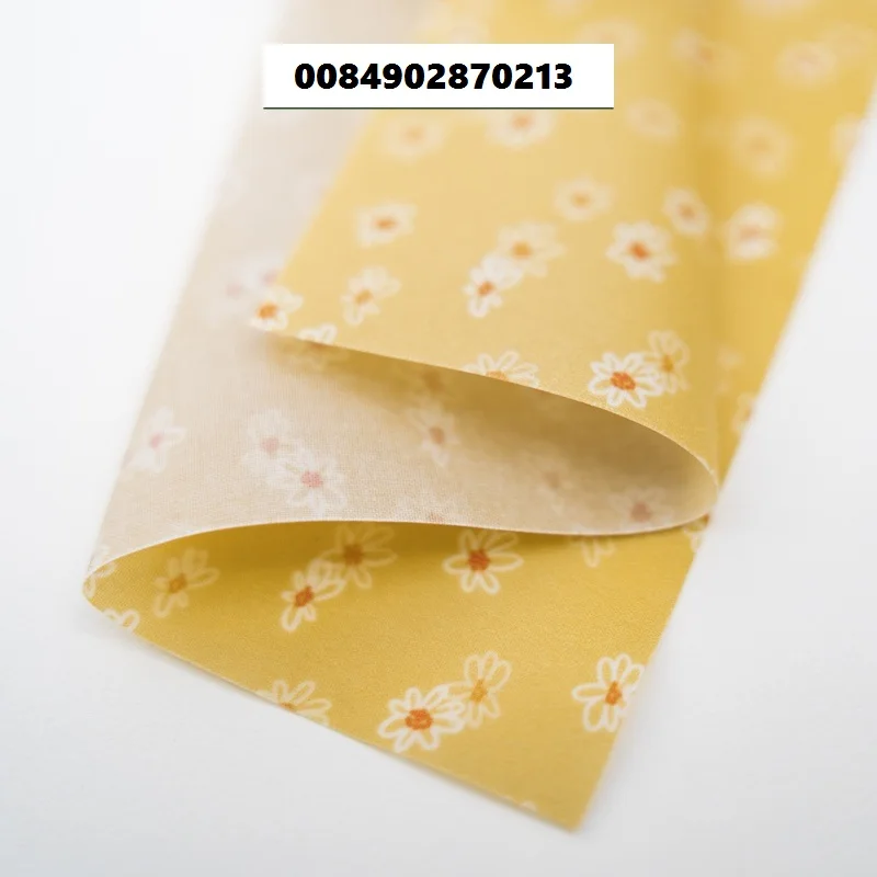 Reusable Food Wraps Beeswax Assorted 9 Pack Reusable Plastic Free Beeswax Food Wrap Beeswax Fresh Cloth  ANGLE