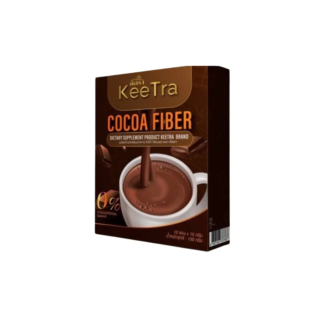 Cocoa Fiber Dietary Supplement Product Keetra Brand  1 carton = 52 boxes    (1 box = 10 Sachets , 1 Sachet = 15g.)