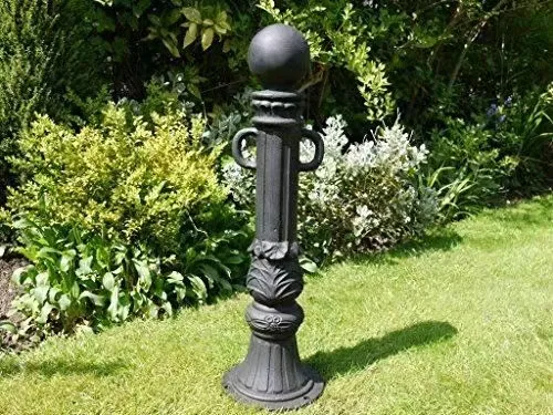 Customize Street Roadside Safety Cast Iron Parking Post Fixed Traffic Barrier Bollard