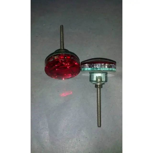 New Decorative red Glass door knob twisted round new design door knob premium quality