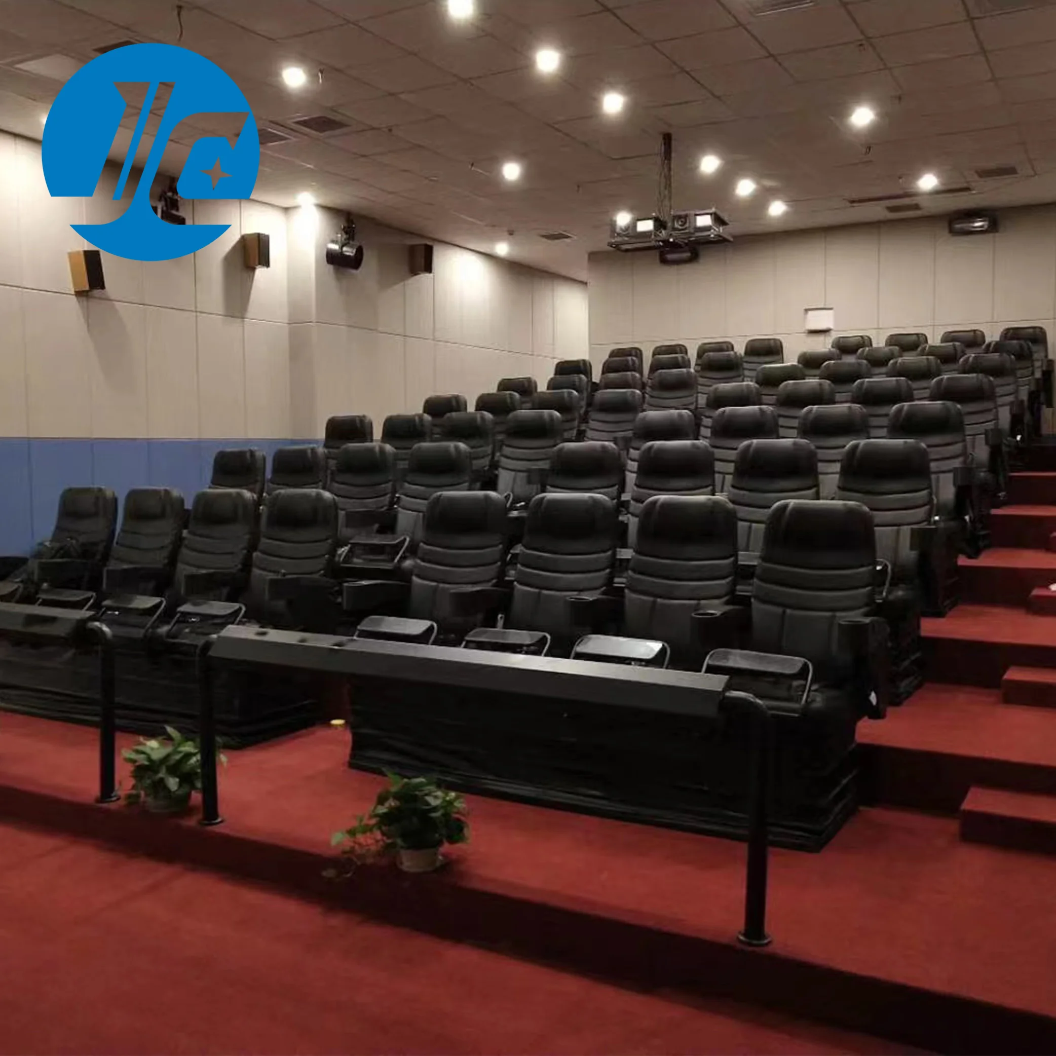 Dynamic 5D Home Theater Simulator Multi Seats Virtual Reality 3D Glasses Electric 5D Cinema System Kids Commercial Mobile 3D