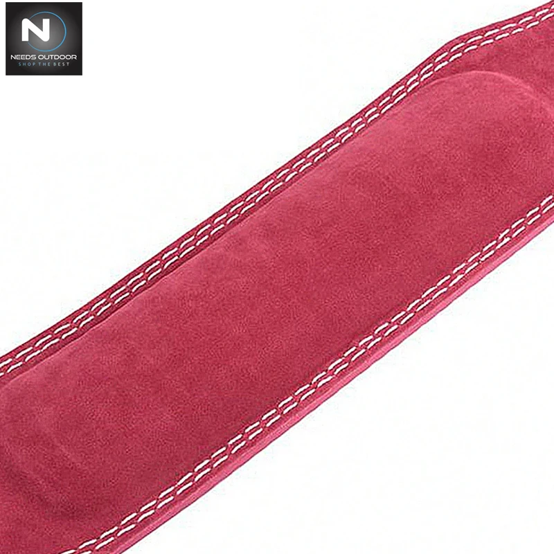 Pink Color Customize Weightlifting Belts Comfortable Flexible Gym Fitness Wear Weightlifting Belts  By NEEDS OUTDOOR
