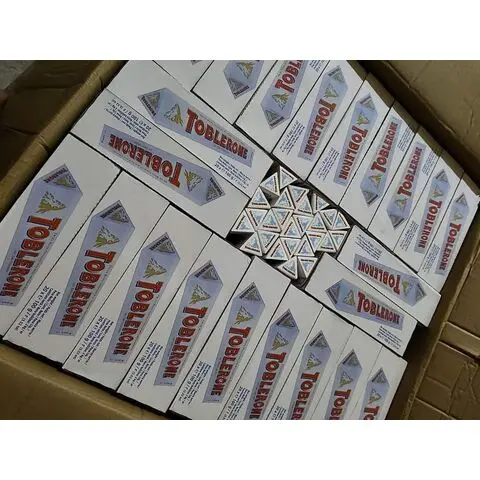 Wholesale High Quality Toblerones White Chocolate 100g Pack of 4 //MILK BARS /Twix /kitkat Toblerone Black Dark Chocolate Bundle