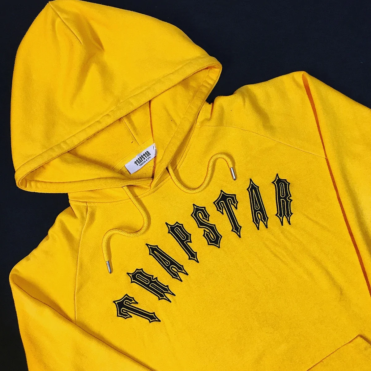 Custom Unisex Oversized Logo Plain Cotton Blank Men Sweatshirt shinile embroidery trap star hoodie, Streetwear Pullover Hoodie